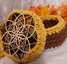 2Pc Cestino Portaoggetti