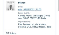 1 Biglietto Concerto BLANCO