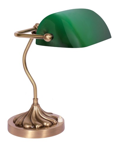 Lampada tavolo bronzo verde - tavolo,
