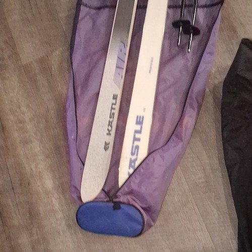 Kastle white gray skis with - kastle, white/gray