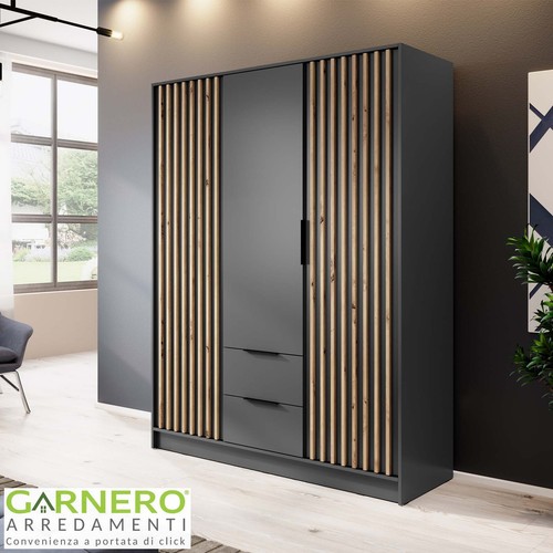 Armadio ante moderno con - 3,