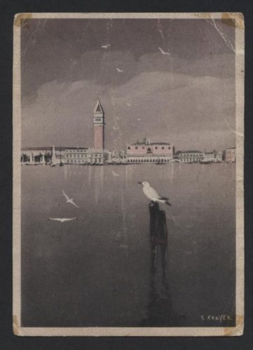 G186 cartolina 1948 venezia - ,