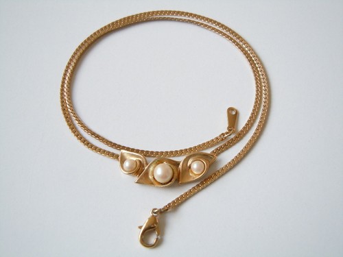 Collana perle artificiali - collana,