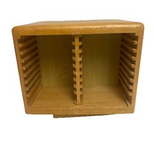 Porta CD DVD rotante legno