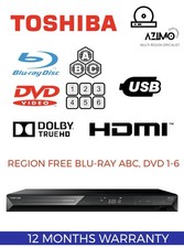 Toshiba Multi Region Zone Free Blu-ray ABC DVD 1-6 Dolby BDX2100 Lettore DivX