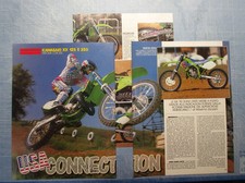 MOTOSPRINT991-PROVA / TEST-1991- KAWASAKI KX 125 E 250 - PROVA CROSS - 3 fogli 