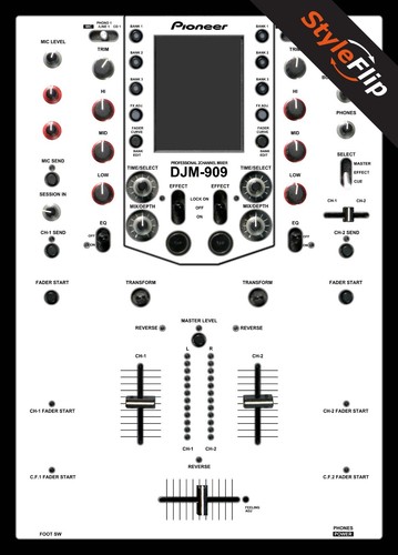 Pioneer djm 909 skin - djm,