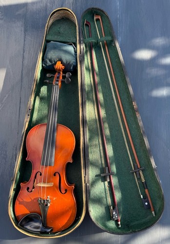Antico violino etichettato - antico,