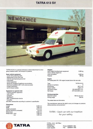 Catalogue brochure tatra 613 - catalogue,