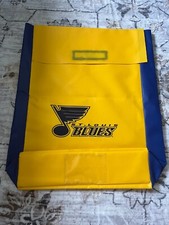 St Louis Blues Gioco Usato Pro Stock Borsa da Skate Giallo Blu NHL