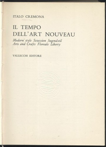 Tempo dell art nouveau - tempo,
