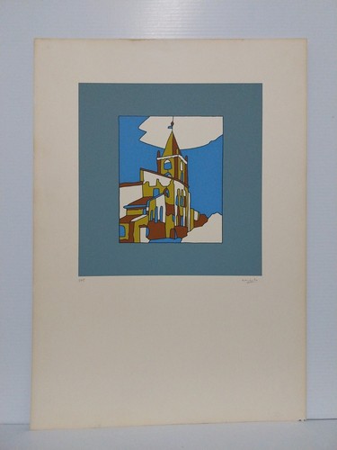 Ugo nespolo serigrafia - ugo,