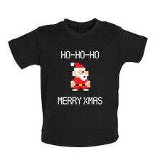 8 Bit Babbo Natale - Bambino T-Shirt / Body - Natale Smanettone Claus Babbo Love