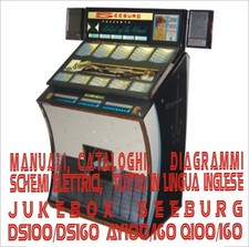 Manuali schemi lingua inglese in PDF su CD Jukebox Seeburg DS AY Q 100 / 160
