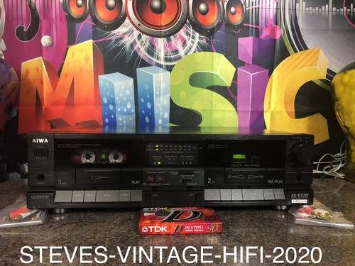 Aiwa wx707 twin - twin, stereo