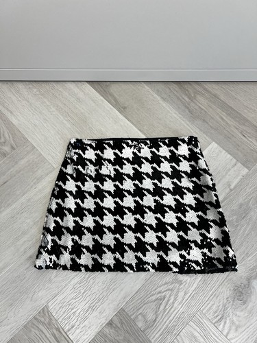 Minigonna zara bianca nera - minigonna,