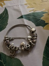 bracciale pandora con 13 charms originali