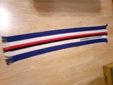 SCIARPA SCARF VINTAGE FOOTBALL CALCIO SAMPDORIA CLUB PONTEX. PANNO BLUCERCHIATO