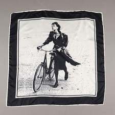 Mariella Burani Foulard Vintage Seta Disegno Italia Originale