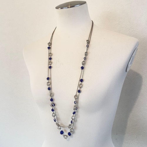 Collana lunga vintage vetro - in,