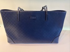 Gucci Shiny Blue Shoulder Bag 