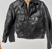 Giacca Bomber Vintage Steerhide Aviatore Volo Pelle Marrone