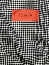 Camicia ISAIA Napoli taglia L con bottoni di stoffa