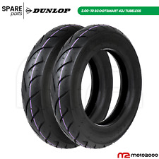 COPPIA GOMME PNEUMATICI DUNLOP SCOOTSMART 3.00-10 42J TUBELESS PER VESPA 50 SPEC