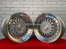 4x 15" BBS RS Mesh style 4X100 piatto profondo ruote JDM per VW HONDA...