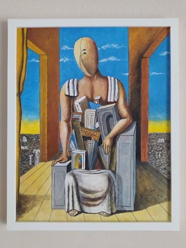 Quadro dipinto mano olio - mano,
