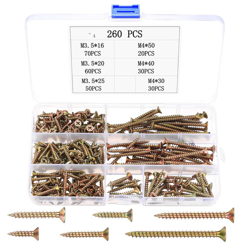 260 pezzi set viti - pezzi, di
