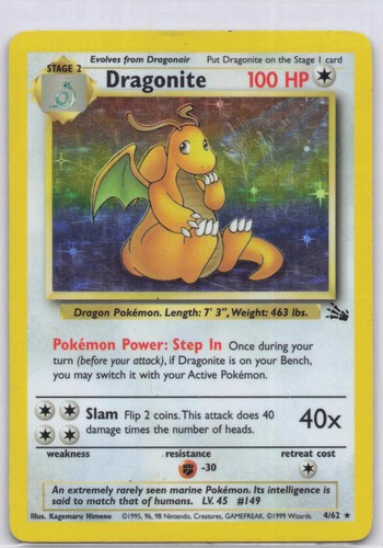 Dragonite raro pokemon - raro,