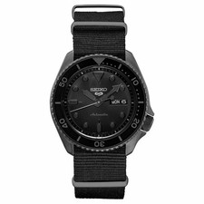 Orologio Seiko 5 Sport Uomo Nero - SRPD79 CINTURINO NYLON AUTOMATICO