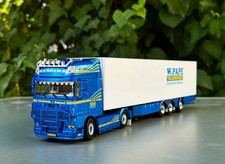 DAF XF 105 SSC 4x2 box trailer 3 assi "W. Pape Transport" modelli di camion WSI