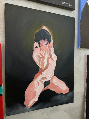 Quadro dipinto nudo olio - dipinto,
