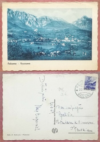 Pedavena panorama 1949 - -,