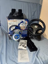 NUOVISSIMO set volante e pedaliera per PLAY STATION 1 e 2