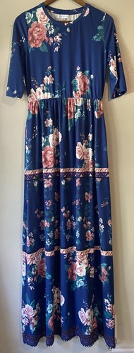 Maxi abito hazel - hazel, blues