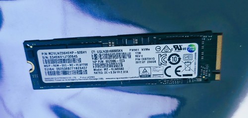 Samsung pm961 256 2 2280 - 256, gb