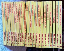 Color Tex 1/16 18 19 20 22 23 25   22 pezzi fumetto Bonelli ottimo