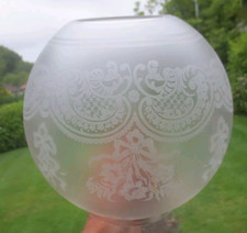 SUPERB ANTIQUE CRYSTAL ETCHED