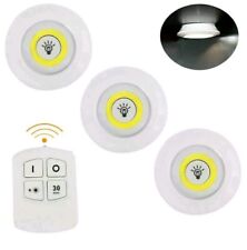SET 3 FARETTI LED LIGHT CON TELECOMANDO REMOTE CONTROL PER SOFFITTO ARMADIO