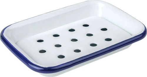 Portasapone smaltato vassoio - smaltato, e
