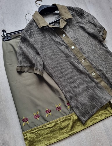 Completo vintage verde - vintage, oliva