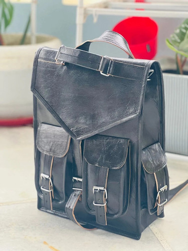 Zaino borsa pelle - zaino,