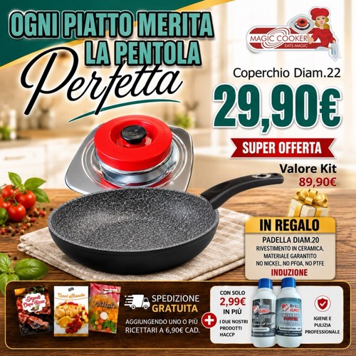 Offerta con pentola - pentola, omaggio