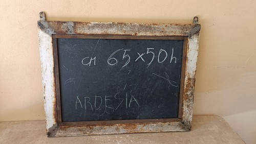 Lavagna ardesia cornice - lavagna, ferro