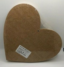 Cuore in legno MDF con scritte