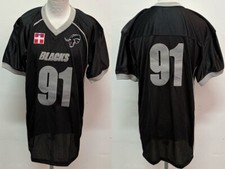 BLACKS RIVOLI TORINO FIDAF MAGLIA SHIRT FOOTBALL AMERICANO NFL ITALIA WORN ?