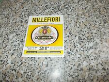ETICHETTA MILLEFIORI LIQUORE DOLCE 21° CHECCHI LIVORNO originale NUOVA 